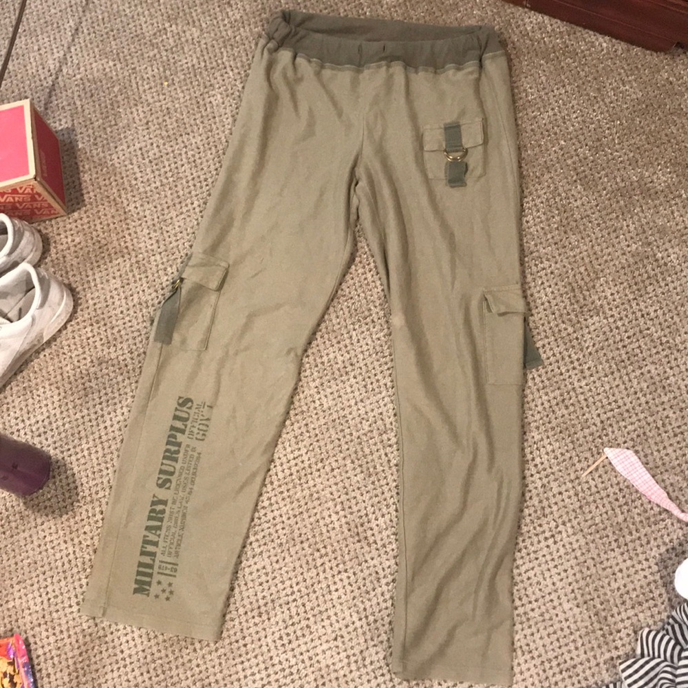 army themed sweatpants